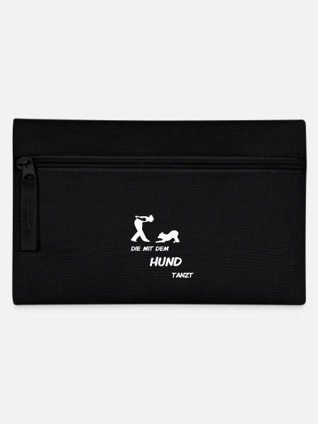 Die mit dem Hund tanzt T- shirt - Federtasche - Schwarz