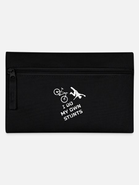I do my own stunts mountain bike mountain bike bike - Pencil Case - black