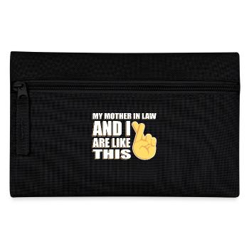 Cross fingers Mother-In-Law T-shirt - Trousse - noir - Devant