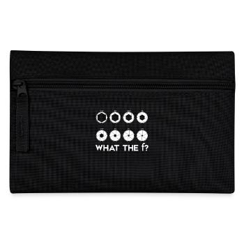 What the F Camera Lens Photography T-shirt - Federtasche - Schwarz - Vorne