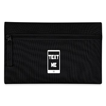 TEXT ME Say Smartphone Mobile Phone Gift White - Pencil Case - black - Front
