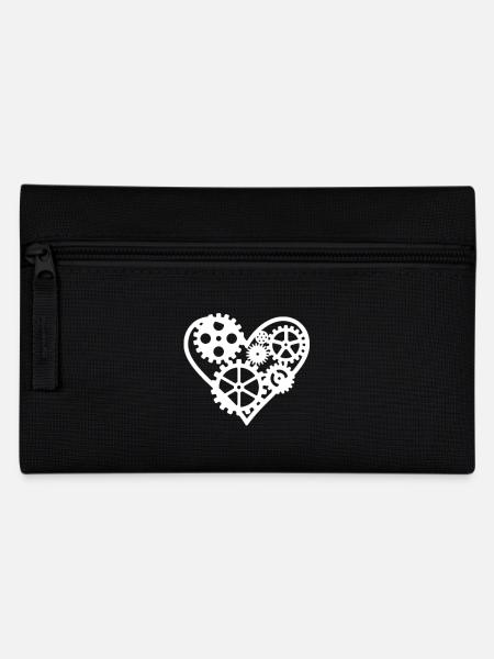 Coeur Steampunk - Trousse - noir