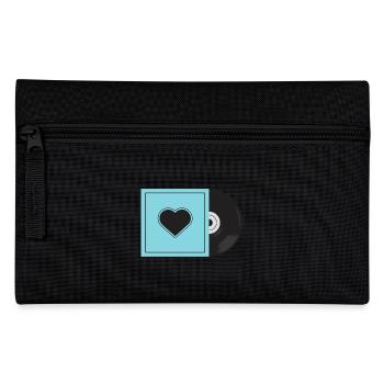 vinyl record - Pencil Case - black - Front