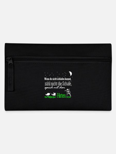Counting sheep - Pencil Case - black