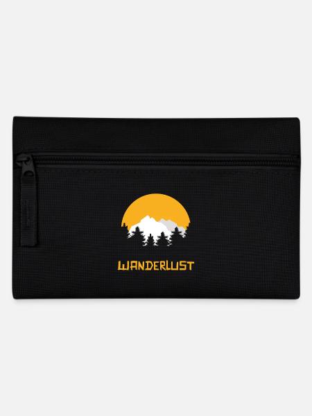 WANDERLUST - TRAVEL - Federtasche - Schwarz