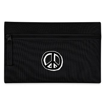 signe de la paix - Trousse - noir - Devant