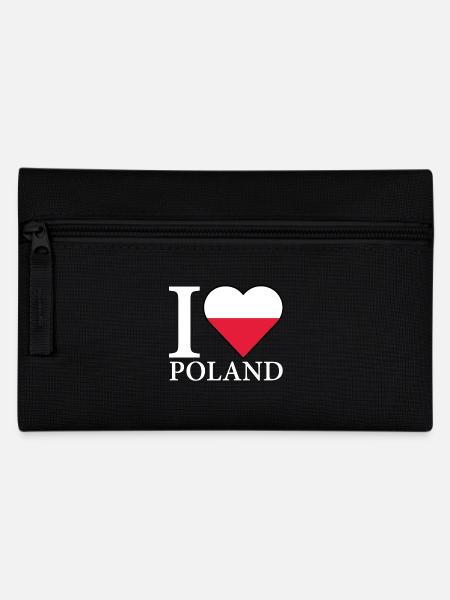 I <3 Pologne J'aime la Pologne - Trousse - noir