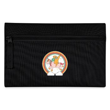 Chemise de licorne fun, cadeau animaux paresseux - Trousse - noir - Devant