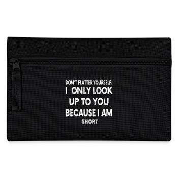 funny sayings - Pencil Case - black - Front