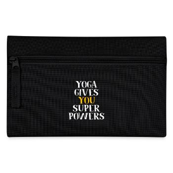 Yoga - Federtasche - Schwarz - Vorne