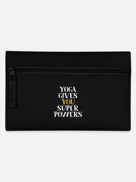 Yoga - Federtasche - Schwarz