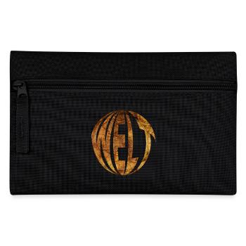 Welt Kugel Weltkugel - Federtasche - Schwarz - Vorne