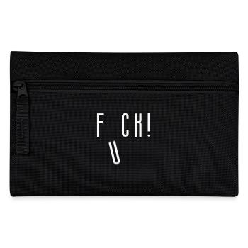 Falling Fuck - Pencil Case - black - Front