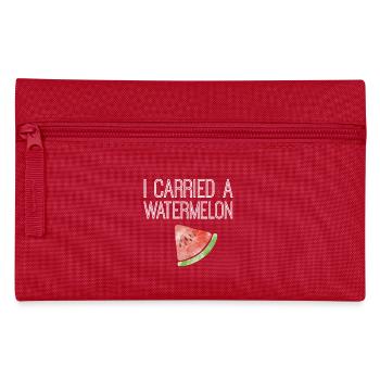 I carried a watermelon - Federtasche - Rot - Vorne