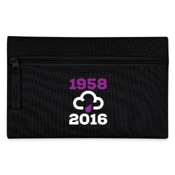 Lila Regen (RIP Prince 1958-2016) - Federtasche - Schwarz - Vorne