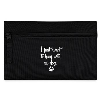 lustige Sprüche Hund Hunde - Federtasche - Schwarz - Vorne