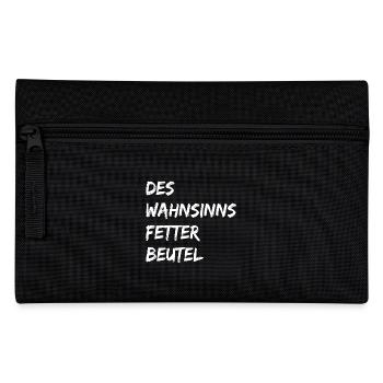 Des Wahnsinns Fetter Beutel - Federtasche - Schwarz - Vorne