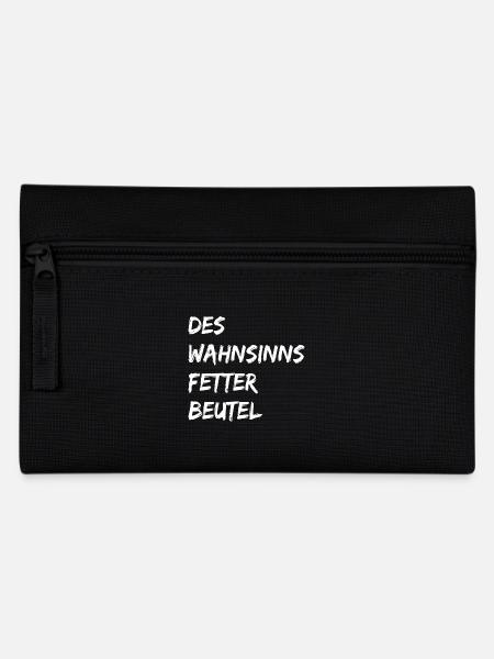 Des Wahnsinns Fetter Beutel - Federtasche - Schwarz