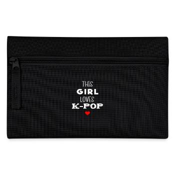 Funny cadeau Kpop Kdrama, K-pop K-drama Corée - Trousse - noir - Devant