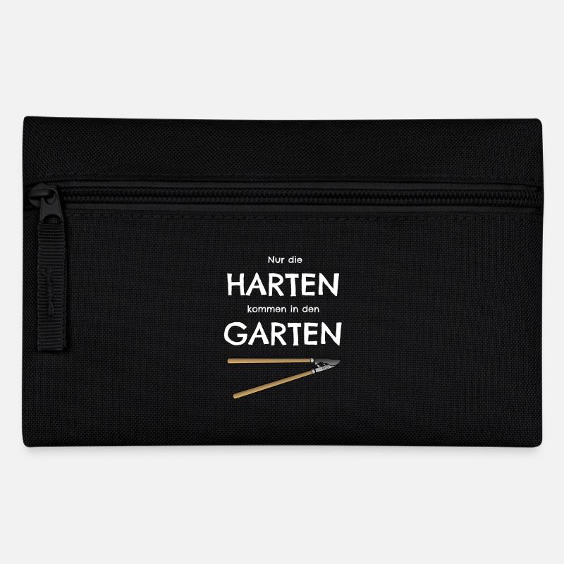 Gartenarbeit Heckenschere Garten Spruch - Federtasche - Schwarz