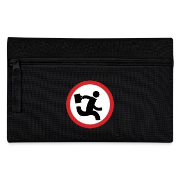 Nerd-Herden-Logo - Futter - Federtasche - Schwarz - Vorne