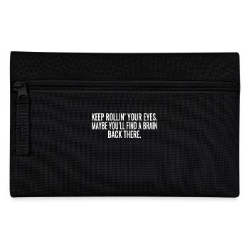 funny sayings - Pencil Case - black - Front