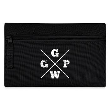 GG WP | Cooles Gaming/ Gamer Design - Federtasche - Schwarz - Vorne