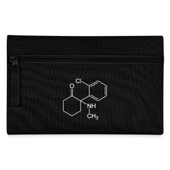 Ketamin - Federtasche - Schwarz - Vorne