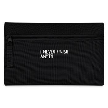 funny sayings - Pencil Case - black - Front