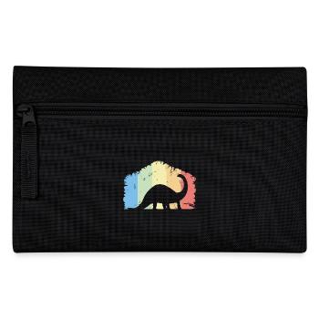 Dino Dinos Dinosaur Brachiosaurus cadeau - Trousse - noir - Devant