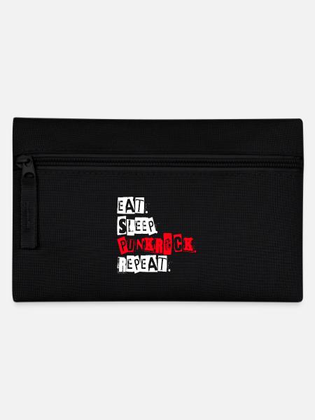Punkrock Punk Rock Musik Festival Geschenk - Federtasche - Schwarz