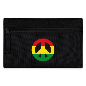 Signe de paix reggae - Trousse - noir - Devant