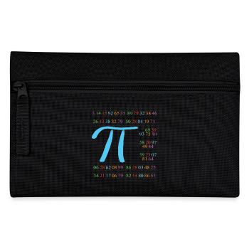 Pi with 110 decimal places - Pencil Case - black - Front