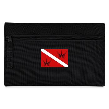 Pavillon de plongée avec le poisson de feu - Trousse - noir - Devant