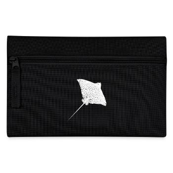 Adler Rochen - Federtasche - Schwarz - Vorne