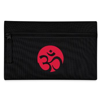 OM Mantra Méditation Bouddhisme Hindouisme aum - Trousse - noir - Devant