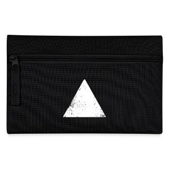 dreieck hipster form - Federtasche - Schwarz - Vorne