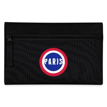 Paris drapeau France - Trousse - noir - Devant