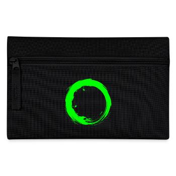 Cercle Design Vecteur Nouveau Variante Ronde Vert Nouveau - Trousse - noir - Devant