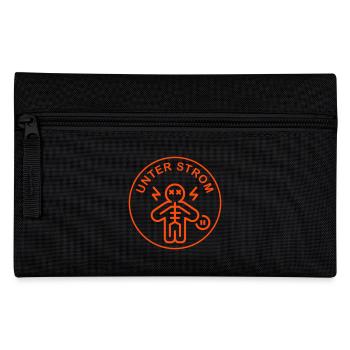 Unter Strom - Federtasche - Schwarz - Vorne