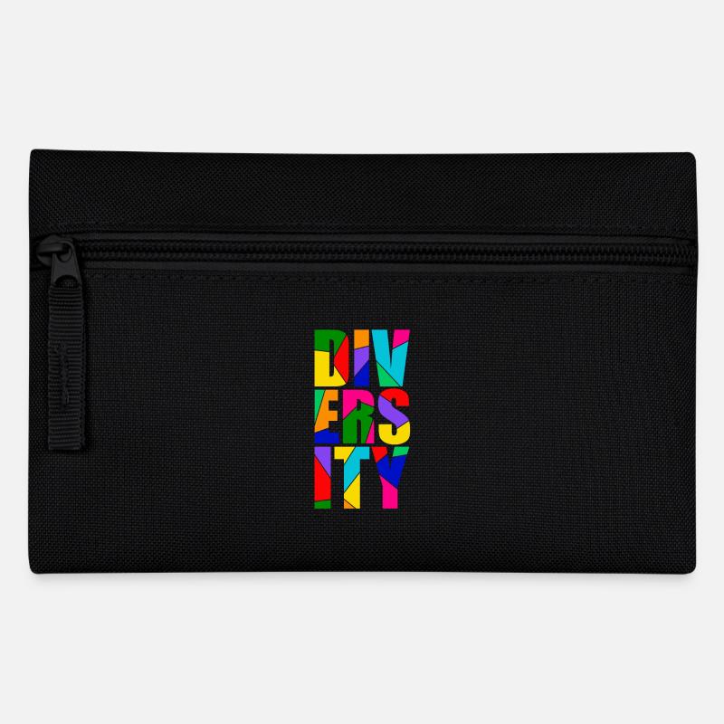 Diversity - Vielfalt - Federtasche - Schwarz