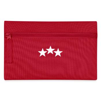 Sterne - Federtasche - Rot - Vorne