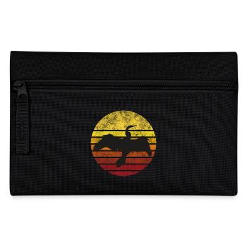 Cormorant in the sunset - Pencil Case - black - Front