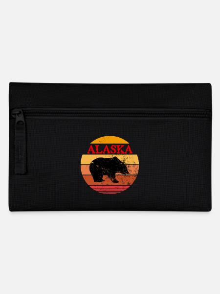 Alaska - Federtasche - Schwarz