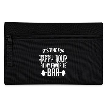 it's time for happy hour at my favorite bar B 1c - Pencil Case - black - Front