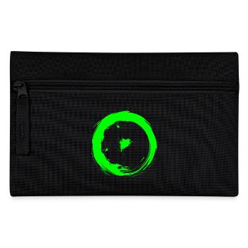 Astronomical symbols sun green - Pencil Case - black - Front