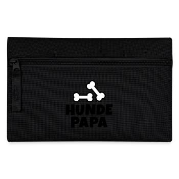 Hundepapa - Federtasche - Schwarz - Vorne