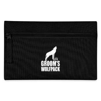 Groom's Wolfpack - Pencil Case - black - Front