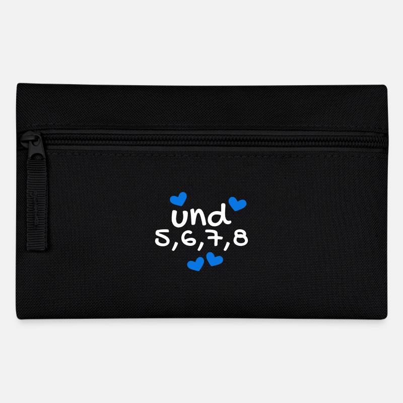 Tanzen Tanz Tanzkurs Rhythmus - Federtasche - Schwarz
