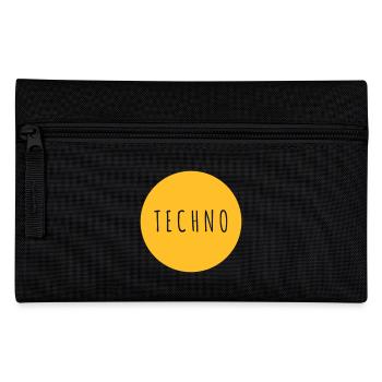 TECHNO - Pencil Case - black - Front